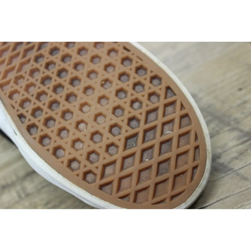 Vans Style 23 V Black Gunmetal Leather Unisex Skate Shoes Men's 7.5 Women's 9‎